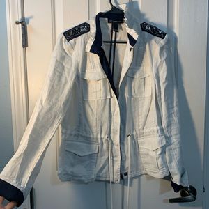 Navy and White Jacket